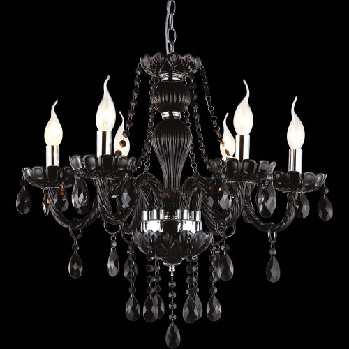 подвесная люстра arte lamp teatro a3964lm-6bk в Бийске