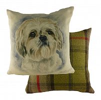 подушка с принтом waggydogs shihtzu в Бийске