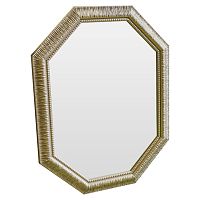 зеркало восьмиугольное золотое с резьбой golden luxury в Бийске