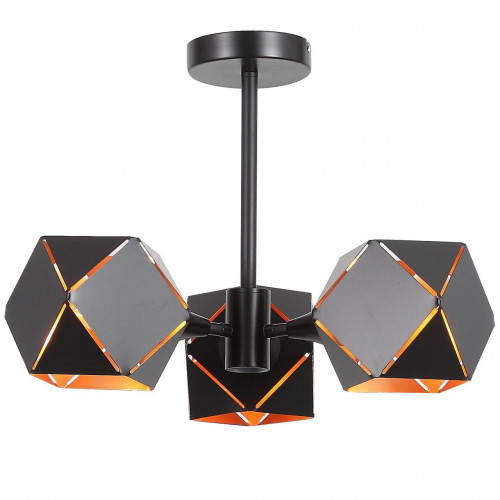 потолочная люстра st luce enigma sl258.402.03 черная в Бийске