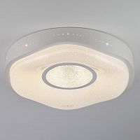 потолочный светодиодный светильник eurosvet shine 40011/1 led белый в Бийске
