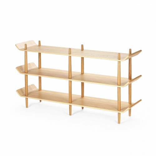 стеллаж bentwood двойной светло-коричневый в Бийске