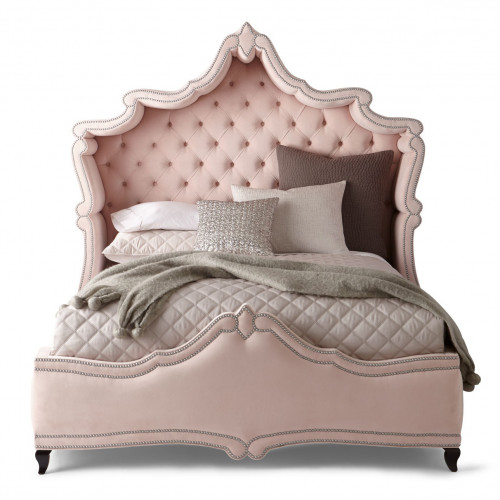 кровать imperial 90х200 розовый в Бийске