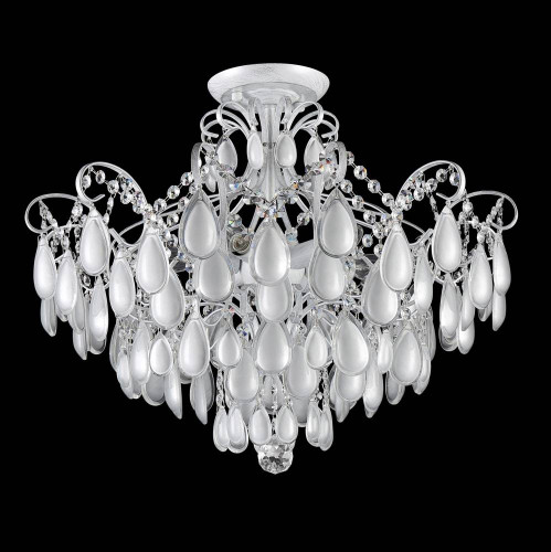 потолочная люстра crystal lux sevilia pl6 silver в Бийске