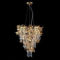 подвесная люстра crystal lux romeo sp10 gold d600 в Бийске