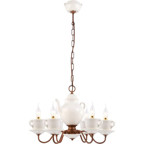 подвесная люстра arte lamp servizio a6483lm-6wh в Бийске