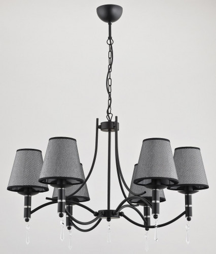 подвесная люстра alfa abil black silver 22966 в Бийске