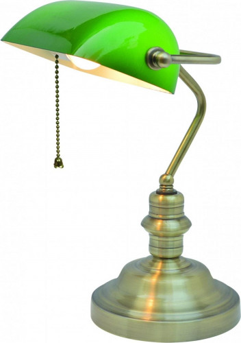 настольная лампа arte lamp banker a2492lt-1ab в Бийске