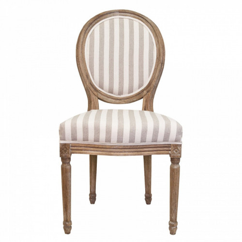стул miro pinstripe ver.2 белый, серый в Бийске