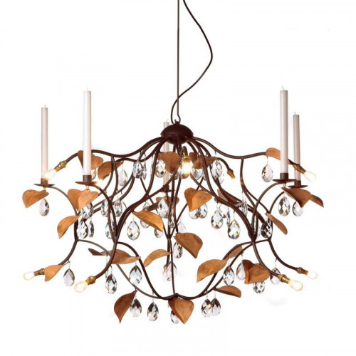 люстра jahreszeiten от delight collection прозрачная/бронзовая в Бийске