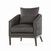 кресло celia chair темно-серое в Бийске