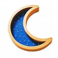 детский светильник месяц синий в Бийске