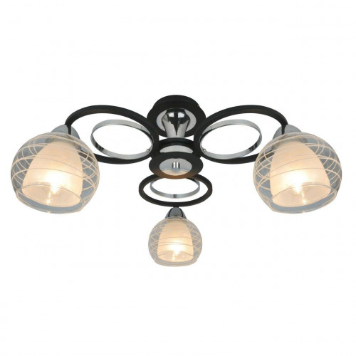 потолочная люстра arte lamp ginevra a1604pl-3bk в Бийске