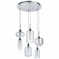 дизайнерская подвесная люстра spot light larissa 1890628 хром в Бийске