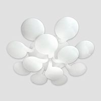 потолочная светодиодная люстра ambrella light orbital cloud fc26/12 wh 432w d1140 в Бийске