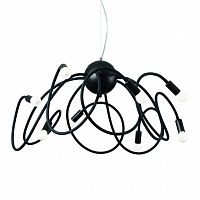 подвесная люстра ideal lux multiflex sp8 nero в Бийске