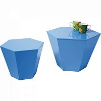 столик кофейный hexagon синий в Бийске