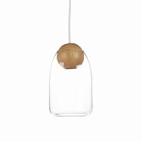 подвесной светильник wooden ball шарообразный цоколь светлый в Бийске