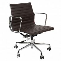 кресло eames style кофейная кожа в Бийске