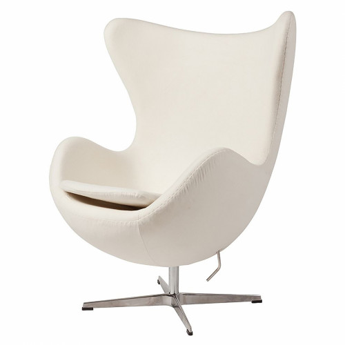 кресло egg chair белое в Бийске
