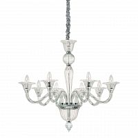 подвесная люстра ideal lux brigitta sp8 trasparente в Бийске