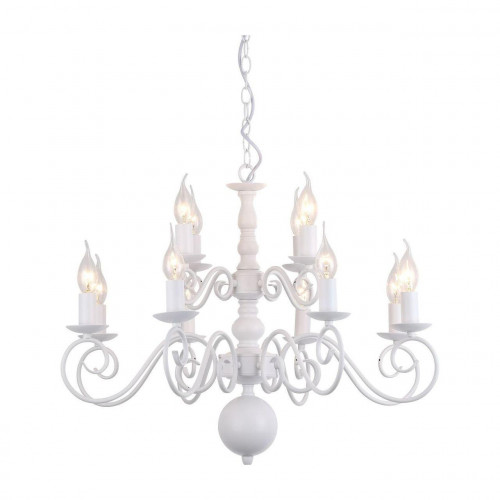 подвесная люстра arte lamp a1129lm-12wh в Бийске