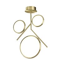 подвесная светодиодная люстра mantra olimpia oro 6581 золото в Бийске