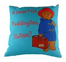 подушка с принтом paddington bear blue в Бийске