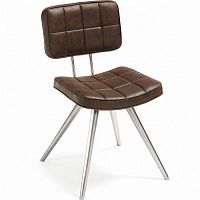стул lola seat pu brown ножки из нержаеющей стали c589u09 от la forma (ex julia grup) в Бийске