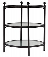 стол журнальный glass plateau черный в Бийске