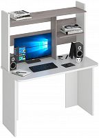 компьютерный стол мэрдэс нельсон lite скл-прямр+нкл без тумбы в Бийске