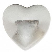 фигурка сердечко 7,6х7,1х4,6 серебряное в Бийске