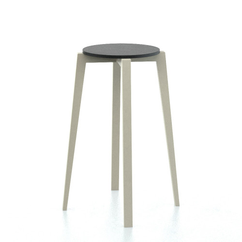 чайный столик dessert бежевый с черной столешницей в Бийске