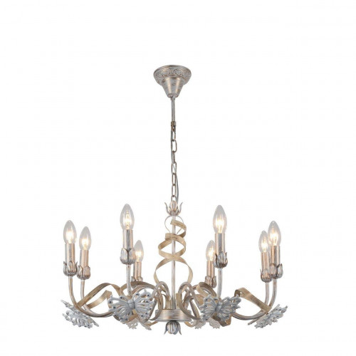 подвесная люстра arte lamp libellula a8626lm-8wg в Бийске