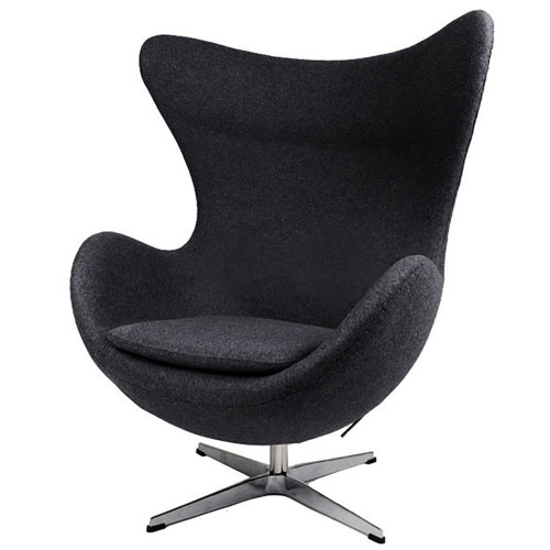 кресло egg chair черное в Бийске