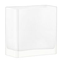 ваза прямоугольная modular 20 x20x10 см белая в Бийске