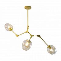 потолочная люстра kink light нисса 07512-3,33 янтарная в Бийске