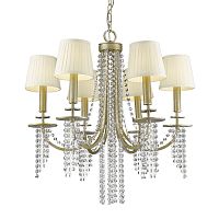 люстра p68058-6b от delight collection золото/бежевая в Бийске