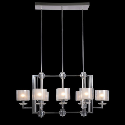 подвесная люстра newport 4408/s chrome в Бийске
