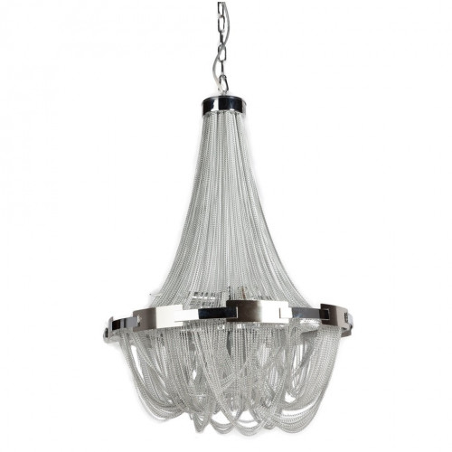 люстра firenzo серебро, прозрачная в Бийске