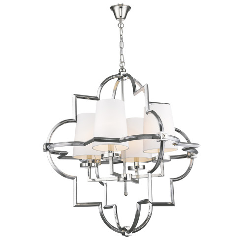 люстра mandeville l nickel от delight collection белая/никель в Бийске