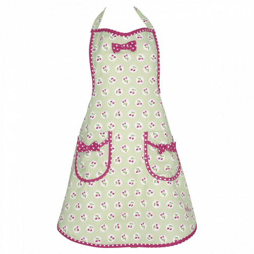 фартук cherry berry p.green w/bow в Бийске