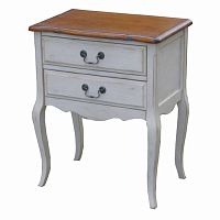 прикроватная тумба mobilier de maison белая, коричневая в Бийске