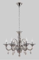 подвесная люстра crystal lux caetano sp-pl6 smoke в Бийске