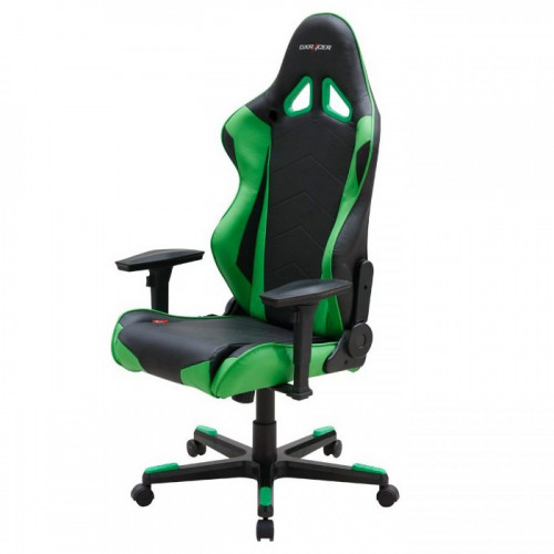 кресло геймерское dxracer racing черно-зеленое в Бийске