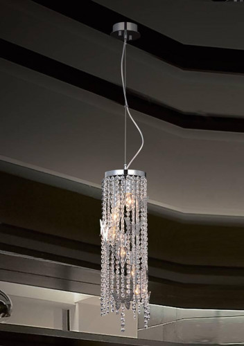 подвесной светильник crystal lux bloom sp chrome в Бийске