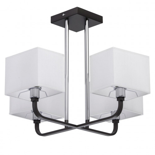 потолочная люстра mw-light прато 5 101011904 белая в Бийске
