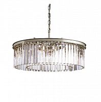 люстра prism silver 50 серебро, прозрачное стекло в Бийске
