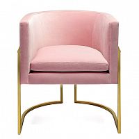 кресло julius chair розовое в Бийске