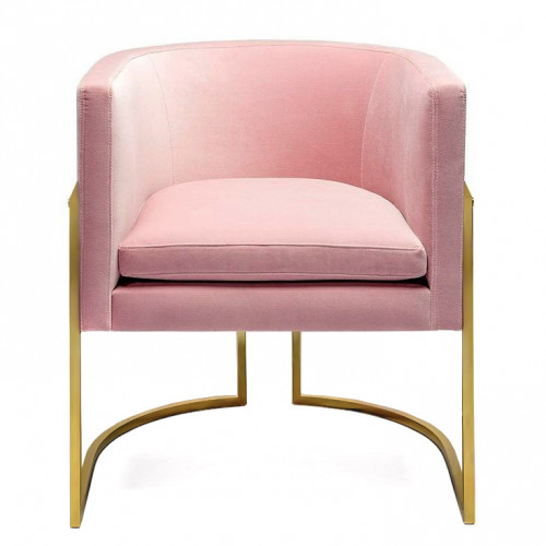 кресло julius chair розовое в Бийске